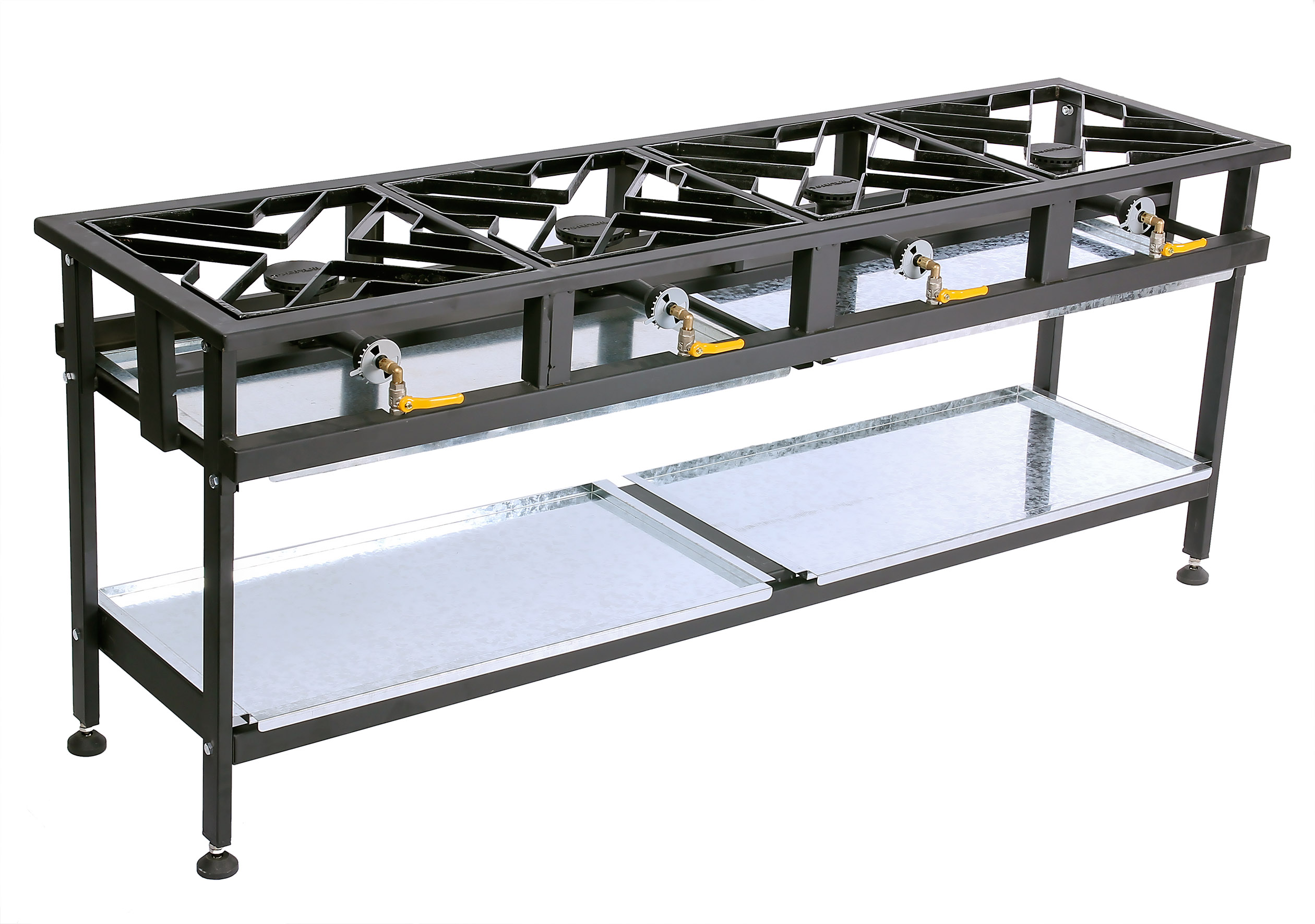 BOILING TABLE GAS - COMMERCIAL - 4 BURNER STRAIGHT