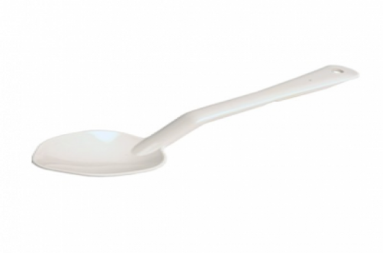 SERVING SPOON SOLID - 330MM (WHITE)